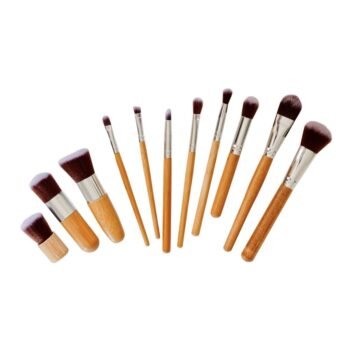 Bamboo 11-Piece Luxury Makeup Brush Set by Poppy Sloane - product photo