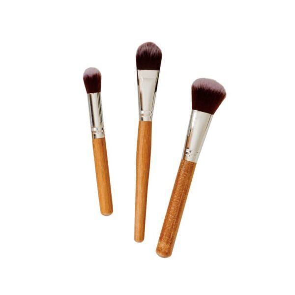Poppy Sloane Bamboo Luxury Powder Trio Brush Set